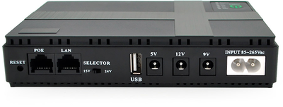 ИБП для роутеров/коммутаторов Voltronic PON/POE-430, 5//9/12V, 1/2A Li-ion 8800MAh (YT29962)