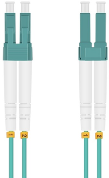 Patchcord światłowodowy Helos LC/LC Duplex 50/125µm OM4 20 m Blue (4005938157235)