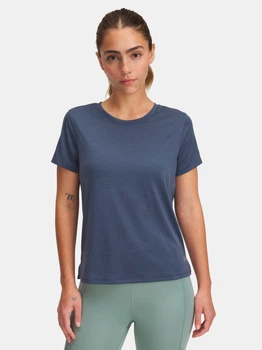 Спортивна футболка для бігу жіноча Under Armour Ua Launch Shortsleeve 1382434-044 S Сіра (197779699457)