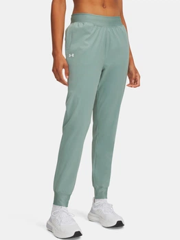 Спортивные штаны женские Under Armour Rival Hi Rise Woven Pant 1382727-348 XS Мятные (197779704748)
