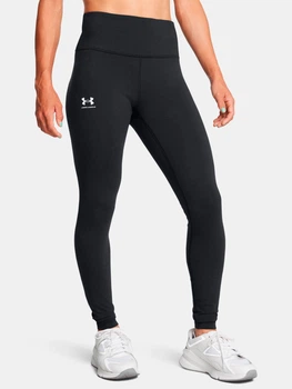 Спортивні легінси для фітнесу високі жіночі Under Armour UA Rival Legging 1386482-001 XS Чорні (197777093615)