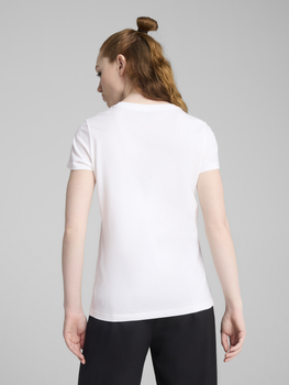 Футболка бавовняна жіноча Puma Graphics Mountain Tee 68508302 S White з принтом (4067984235312)