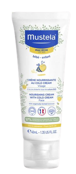 Крем питательный детский Mustela au cold cream с колд кремом сухая кожа 40мл
