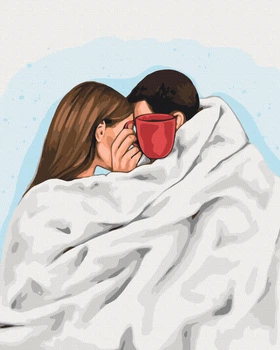 Картина за номерами Кава на двох ©Alla Berezovska BS54224
