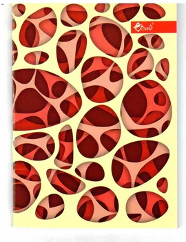Блокнот Скат А6 32 аркуша у клітинку м'яка обкладинка Fractal 3 (ЗК-5-1)