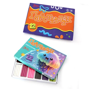 Пластилін восковий Little Artist 12 кольорів 240гр (832538)