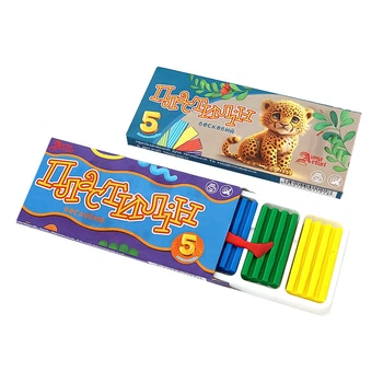 Пластилін восковий Little Artist 5 кольорів 100гр (832535)
