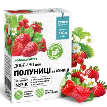 Удобрение для клубники и земляники Агроном Профи / 250 г