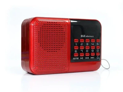 Радиоприемник BKK S61 USB MP3 красный