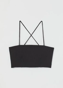Женский топ h&m 0994995 М Черный