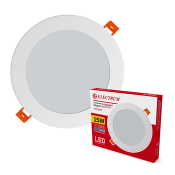 Светильник LED встроенный Electrum Leo 15Вт 4000K круглый потолочный (B-LD-1818)