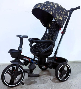 Трехколесный велосипед коляска BestTrike "Oscar" 6390 – 16-098 с телескопической ручкой
