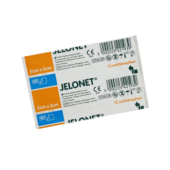 Парафиновая повязка для ран Jelonet 5х5 см, 1 шт.