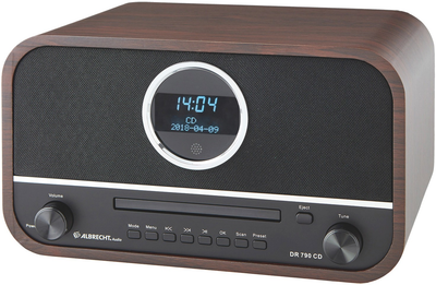 Радіо Albrecht DR 790 CD Digital Radio Brown (27790)