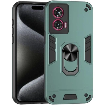 Защитный чехол Deexe Hybrid Shell для Motorola Edge 50 Fusion - Green
