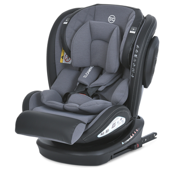 Детское автокресло El Camino ME 1045 EVOLUTION 2 ISOFIX 360º Melange Cloud Gray