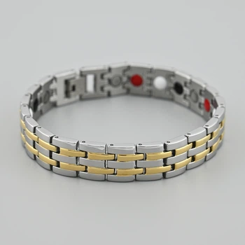 Браслет из стали с магнитами Интрига 48084 ширина 12 мм разноцветная эмаль21