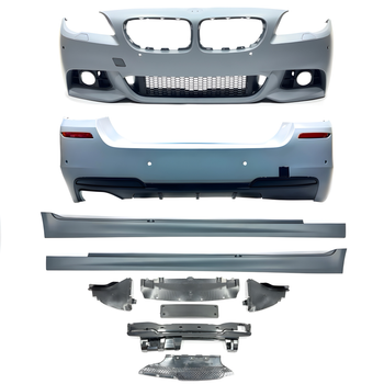 Комплект обвісу M paket рестайлинг 2013+ для BMW 5 series F10 2010-2016 (передній / задній бампер, пороги) KINDLE для BMW 5 series F10 F11 2010-2016 (8434)