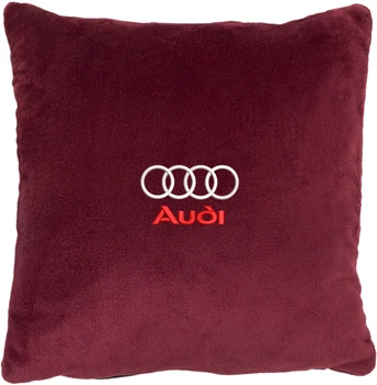 Подушка декоративна Evatech Audi Червона з вишивкою 35х35 см (MPCSSRV003)