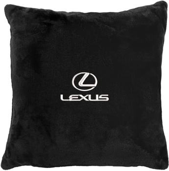 Подушка декоративная Evatech Lexus Черная с вышивкой 35х35 см (MPCSSBV035)