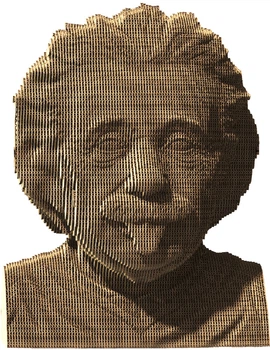 3D пазл-конструктор Cartonic 3D Puzzle Albert E Эйнштейн Картонный (CARTMALB)