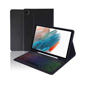 Чехол книжка с Bluetooth клавиатурой для Samsung Galaxy Tab A11 Plus (11", 2025) / A9 Plus (11", 2023) черный (004177)
