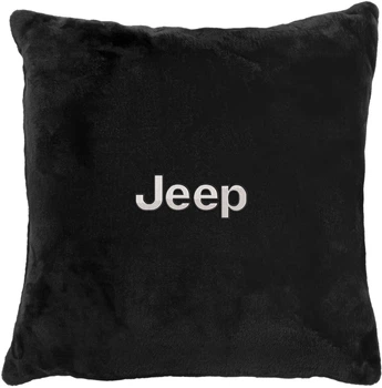 Подушка декоративная Evatech Jeep Черная с вышивкой 45х45 см (MPCSHBV014)