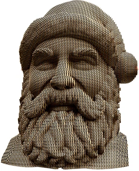 Картонный 3D пазл-конструктор Cartonic 3D Puzzle Santa Claus (CARTSANTA)