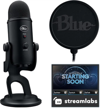 Микрофон Logitech for Creators Blue Yeti Blackout (988-000521)