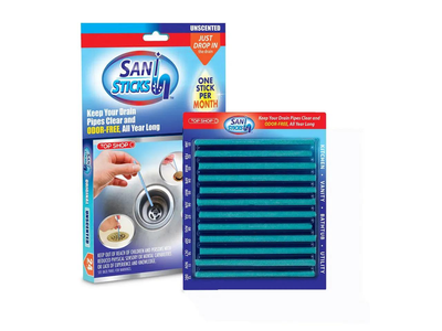 Палочки от засора слива раковины и канализации Sani Sticks