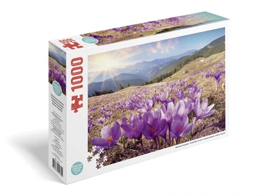 Пазл "Карпатские крокусы" 1000 элементов TRFL_UA/4 DGT-PUZZLE, в коробке (4820266221355)