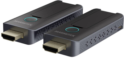 Відеоподовжувач бездротовий Marmitek Stream S1 Pro Wireless HDMI (set) 20 m Black (8718164533907)