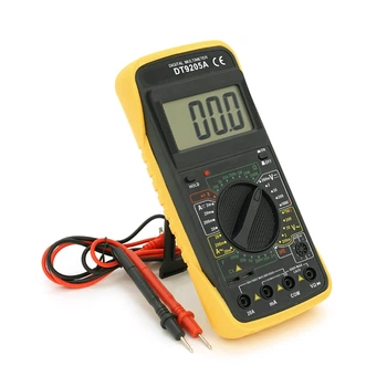 Мультиметр Voltronic DT-9205A 1999 разрядов V до 1000В A до 20А R до 200МОм C до 200мкФ