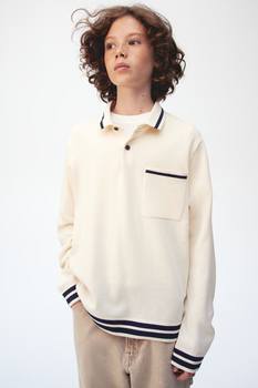 Джемпер-поло H&M пх10882 масляни 158-164