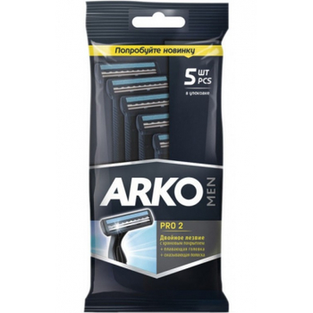 Станки для гоління ARKO T2 Pro Double 5 шт. (8690506415174)