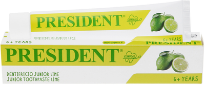 Дитяча зубна паста President Junior Lime від 6 років 50 мл (8030009708005)