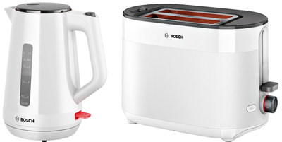 Электрочайник BOSCH MyMoment TWK1M121 + Тостер BOSCH TAT2M121 (комплект)
