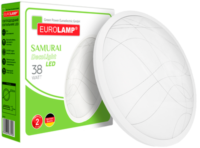 Світильник стельовий світлодіодний Eurolamp Samurai T23 38W 4000K (LED-NLR-38W-T23)