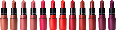 Набір помад для губ M.A.C Mini Lipstick 12x1.7 г (773602609543)