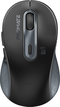 Миша Promate Ken Wireless/Bluetooth Black (ken.black)