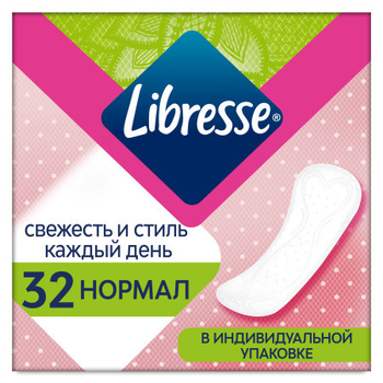 Прокладки гігієнічні Libresse Daily Fresh Normal 32 шт (7322540083934)