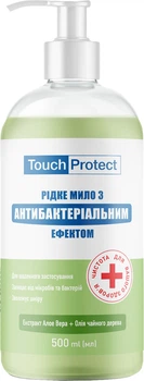 Рідке мило Touch Protect Алое вера-Чайне дерево з антибактеріальним ефектом 500 мл (4823109401464)