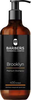 Шампунь для чоловіків Barbers проти лупи Brooklyn 400 мл (4823109403178/4823099501021)