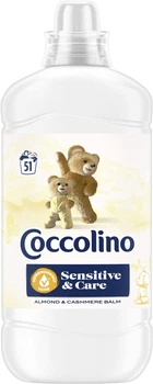 Концентрований кондиціонер для білизни Coccolino Sensitive & Care Almond & Cashmere Balm 1.275 л (8720181410628)