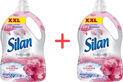 Набір ополіскувачів-кондиціонерів для білизни Silan Fresh Control Floral Crisp 2772 мл + 2772 мл (9000101582505/9000101582505)