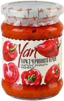 Икра из красного перца Yan 250 г (4850001115199)