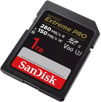 Карта пам'яті SanDisk Extreme Pro SDXC 1TB V60 UHS-II (0619659202163)