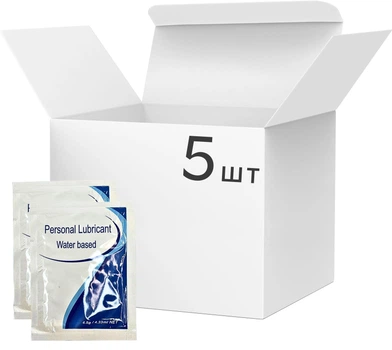 Лубрикант на водній основі Personal Lubricant 4.33 мл x 5 шт (ROZ6501053520)