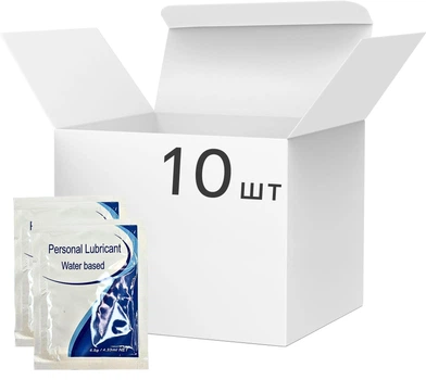 Лубрикант на водній основі Personal Lubricant 4.33 мл x 10 шт (ROZ6501053521)
