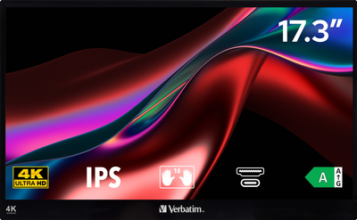 Монитор 17.3" Verbatim PMT-17-4К (ACCVR-56/G)